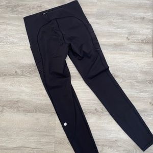 Lululemon swift speed 28” black leggings - worn once